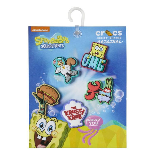 CROCS Jibbitz Shoe Charms Spongebob 5 Pack