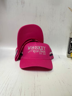 W&W Hot Pink White & Black Trucker Cap DEC