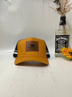 W&W Mustard Cross Stitch Trucker Cap DEC