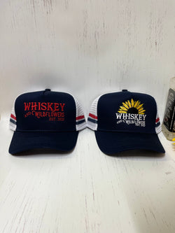 W&W Navy White & Red Trucker Cap DEC