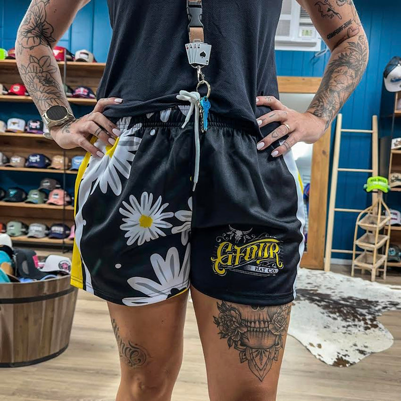 GFOUR Unisex Footy Shorts - "Daisy"