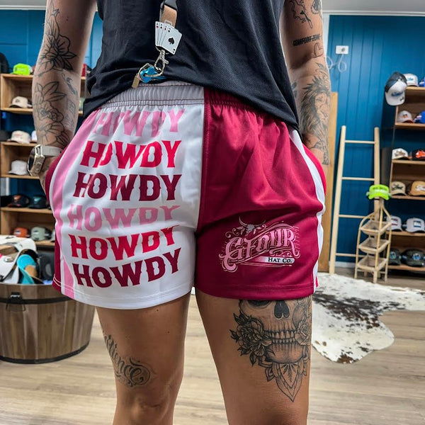 GFOUR Unisex Footy Shorts - "HOWDY"