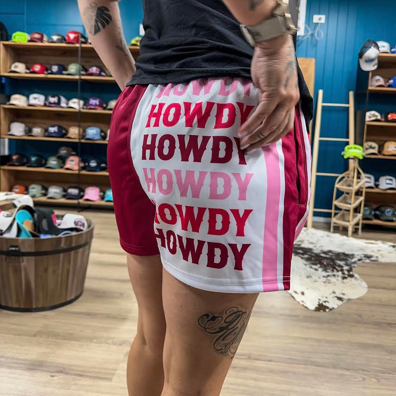 GFOUR Unisex Footy Shorts - "HOWDY"