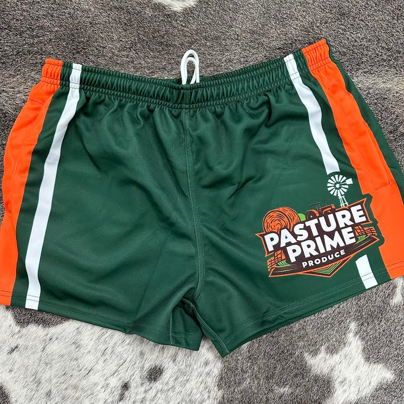 GFOUR Unisex Footy Shorts - "PASTURE PRIME"