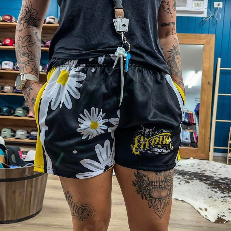 GFOUR Unisex Footy Shorts - "Daisy"