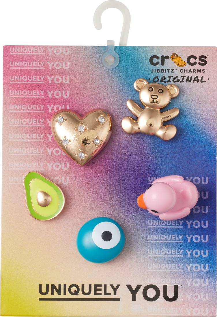 CROCS Jibbitz™ Shoe Charms -Junk Drawer 5 Pack