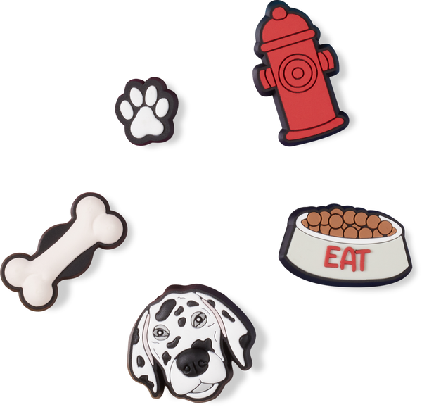 CROCS Jibbitz™ Shoe Charms - Who Let The Dogs Out 5 Pack