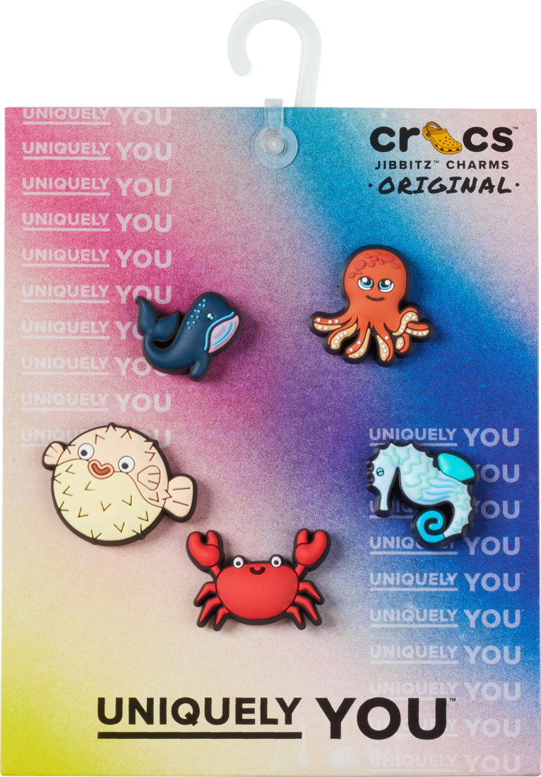 CROCS Jibbitz™ Shoe Charms - Sea Friends 5 Pack