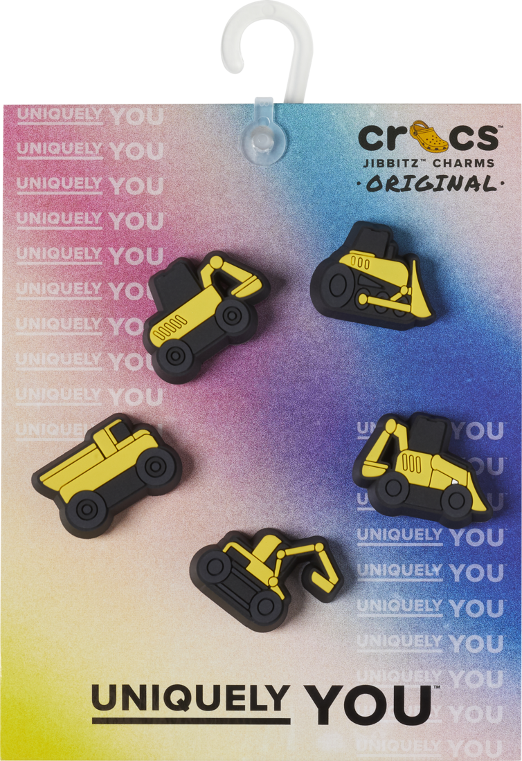 CROCS Jibbitz™ Shoe Charms - Mini Construction 5 Pack