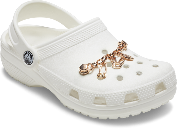 CROCS Jibbitz™ Shoe Charms - Bunny Gold Chain