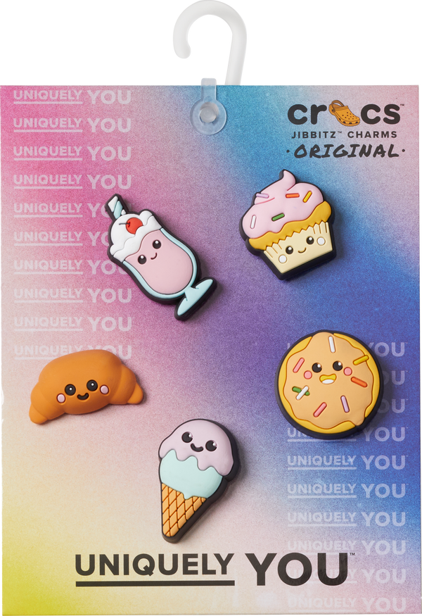 CROCS Jibbitz™ Shoe Charms - Mini 3D Pastry Shop 5 Pack