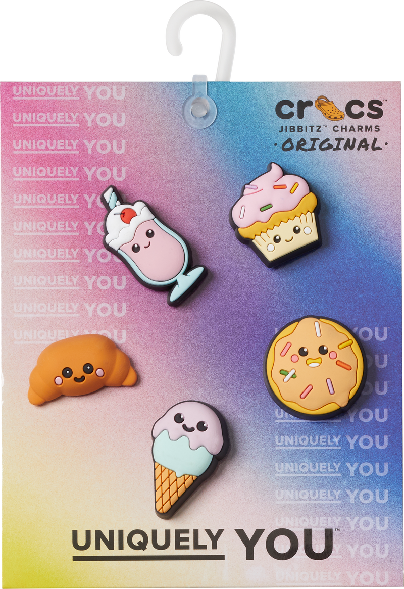 CROCS Jibbitz™ Shoe Charms - Mini 3D Pastry Shop 5 Pack