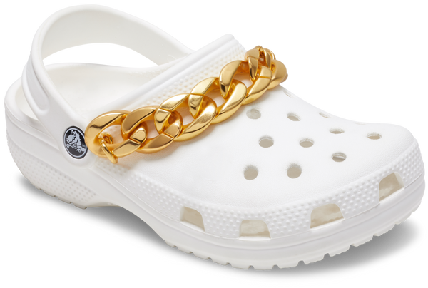 CROCS Jibbitz™ Shoe Charms - Gold Cuban Strap Chain