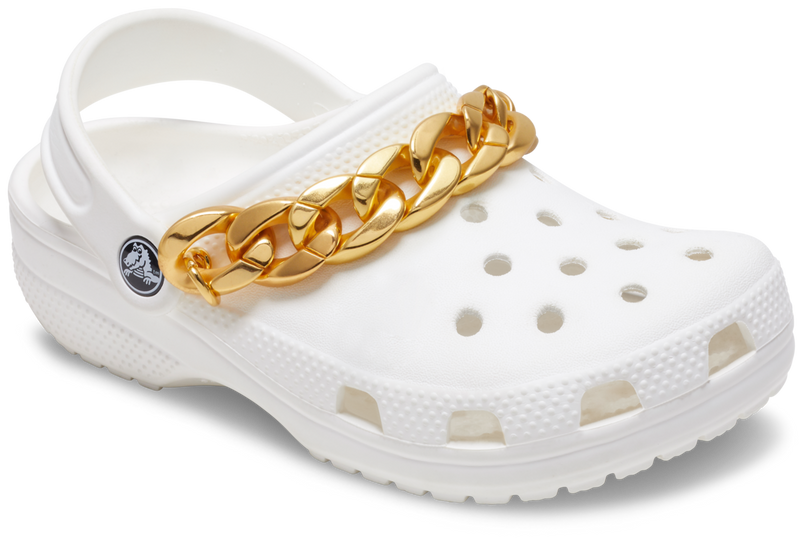 CROCS Jibbitz™ Shoe Charms - Gold Cuban Strap Chain