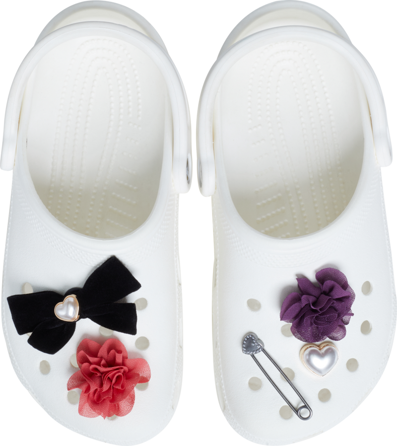 CROCS Jibbitz™ Shoe Charms -Floral and Pearl 5 Pack