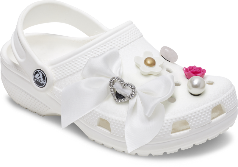 CROCS Jibbitz™ Shoe Charms - Elegant White 5 Pack