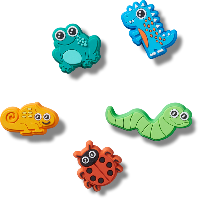 CROCS Jibbitz™ Shoe Charms - Bright Animal 5 Pack