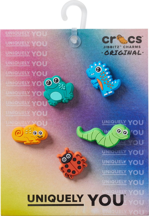 CROCS Jibbitz™ Shoe Charms - Bright Animal 5 Pack