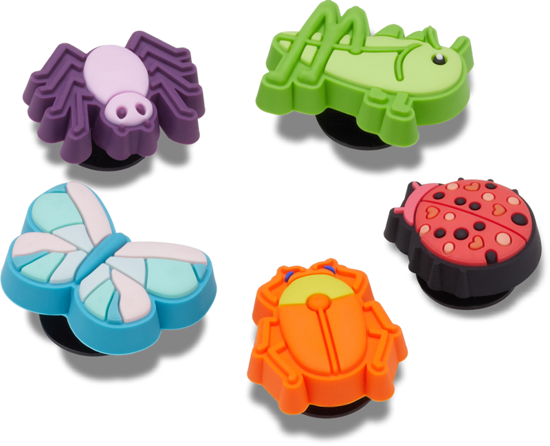 CROCS Jibbitz™ Shoe Charms - Colorful Insects 5 Pack