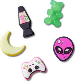 CROCS Jibbitz™ Shoe Charms - Night Gamer 5 Pack