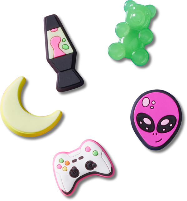 CROCS Jibbitz™ Shoe Charms - Night Gamer 5 Pack