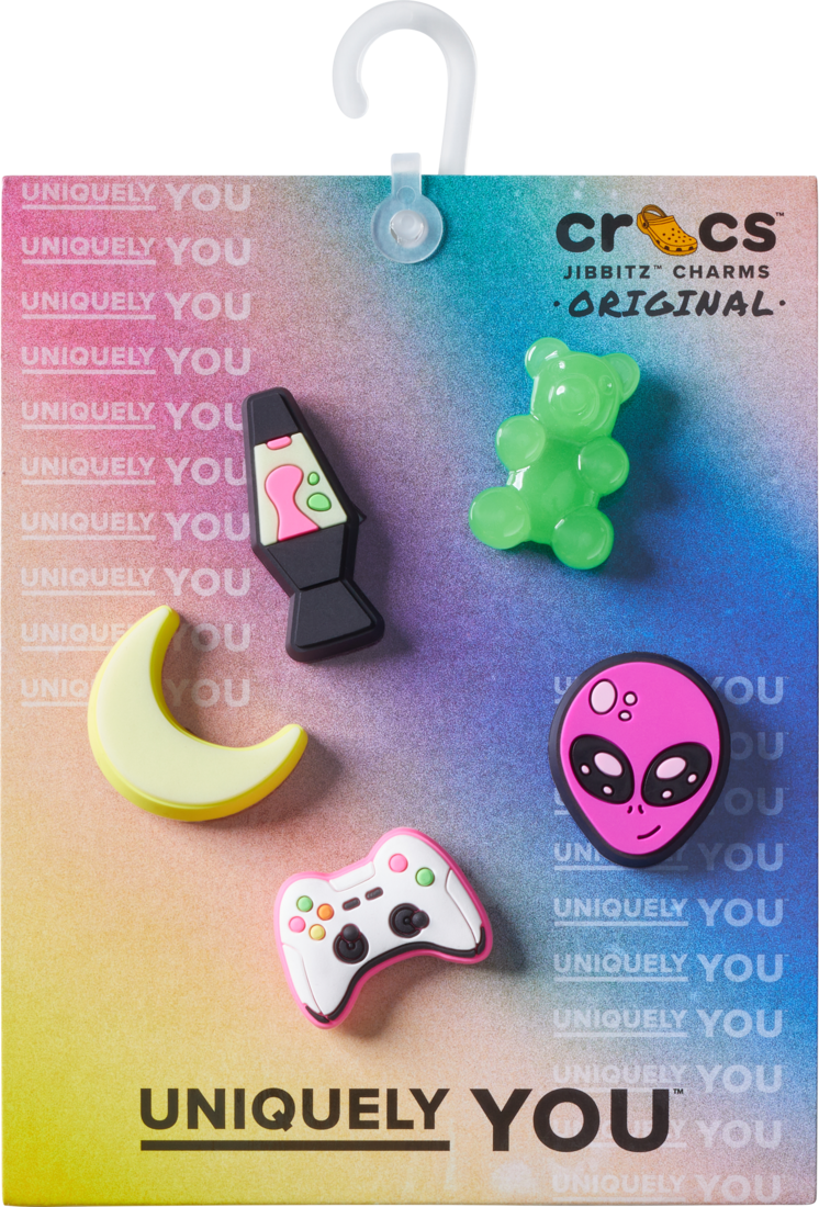 CROCS Jibbitz™ Shoe Charms - Night Gamer 5 Pack