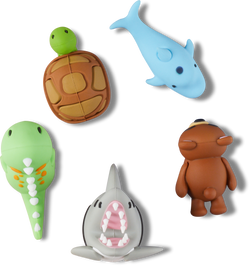 CROCS Jibbitz™ Shoe Charms -3D Animal Poses 5 Pack