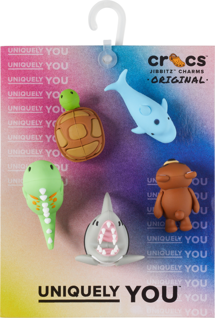 CROCS Jibbitz™ Shoe Charms -3D Animal Poses 5 Pack