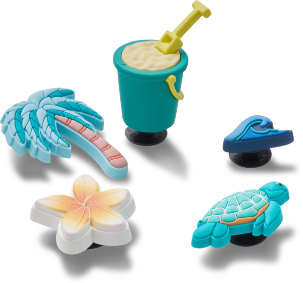 CROCS Jibbitz™ Shoe Charms - Beach Day 5 Pack