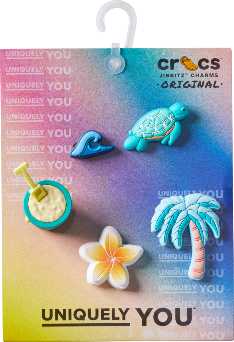 CROCS Jibbitz™ Shoe Charms - Beach Day 5 Pack