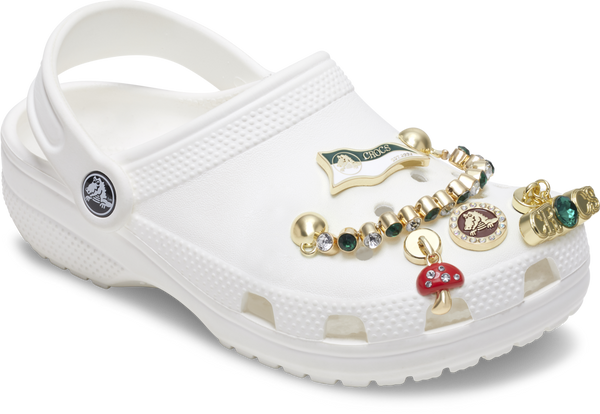 CROCS Jibbitz™ Shoe Charms - Gold Fresh Prep 5 PK