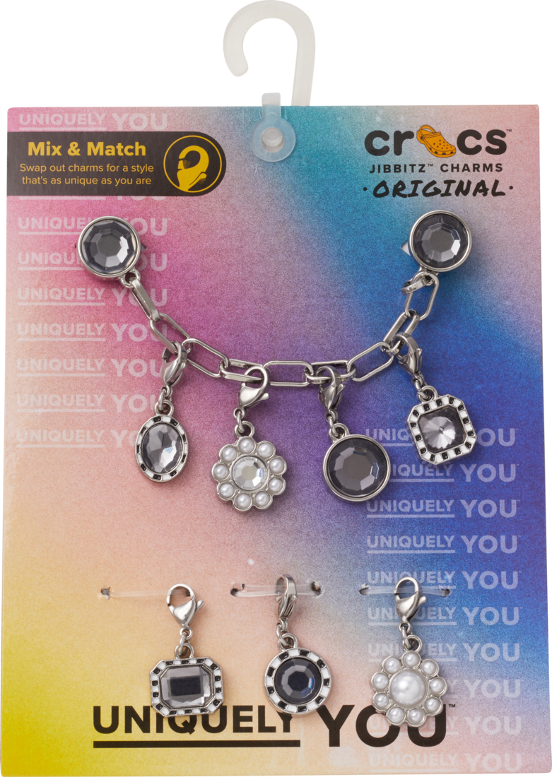 CROCS Jibbitz™ Shoe Charms - Silver Adjustable Charm  Chain