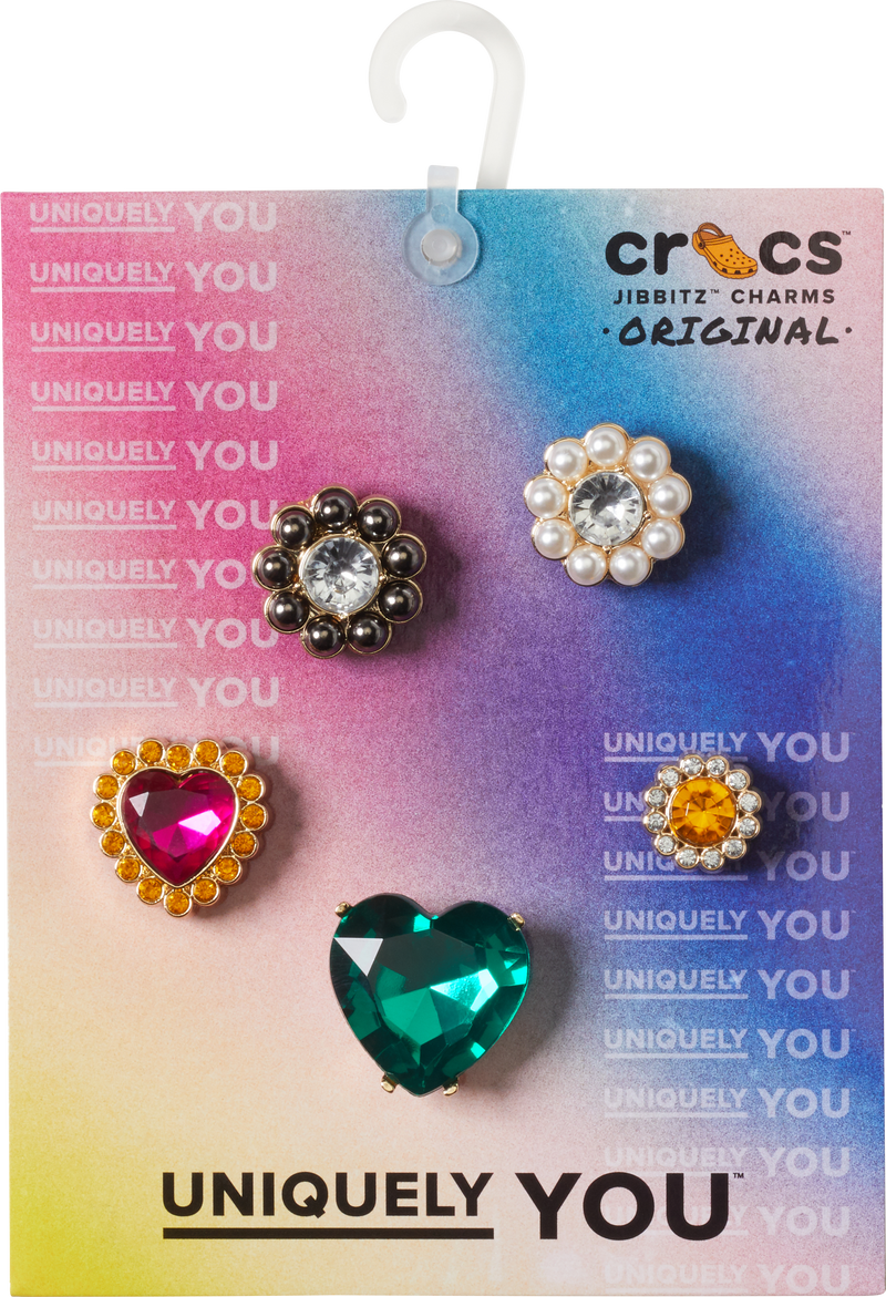 CROCS Jibbitz™ Shoe Charms - Ethereal Gem 5 Pack