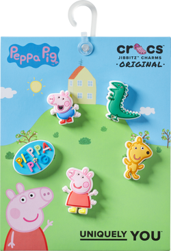 CROCS Jibbitz™ Shoe Charms - Peppa Pig Characters 5 Pack