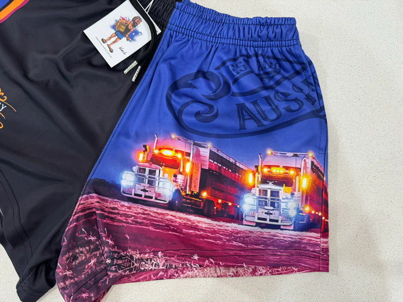 AFS Trucks at Night Footy Shorts - With Pockets