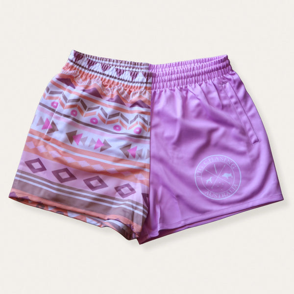 PCA Blush/Peach Aztec Footy Shorts