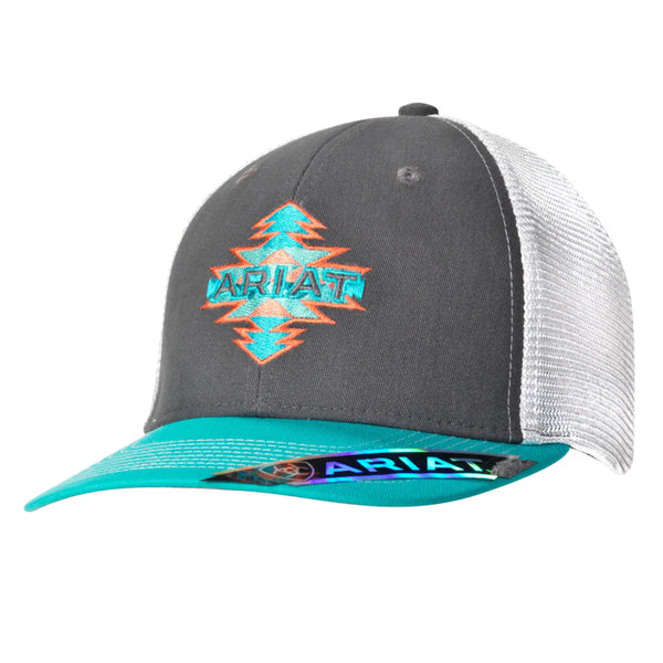 ARIAT- Aztec Logo Mesh Cap