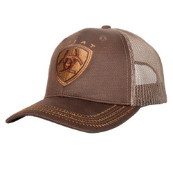 ARIAT- Oil Skin Brown - Structured Cap