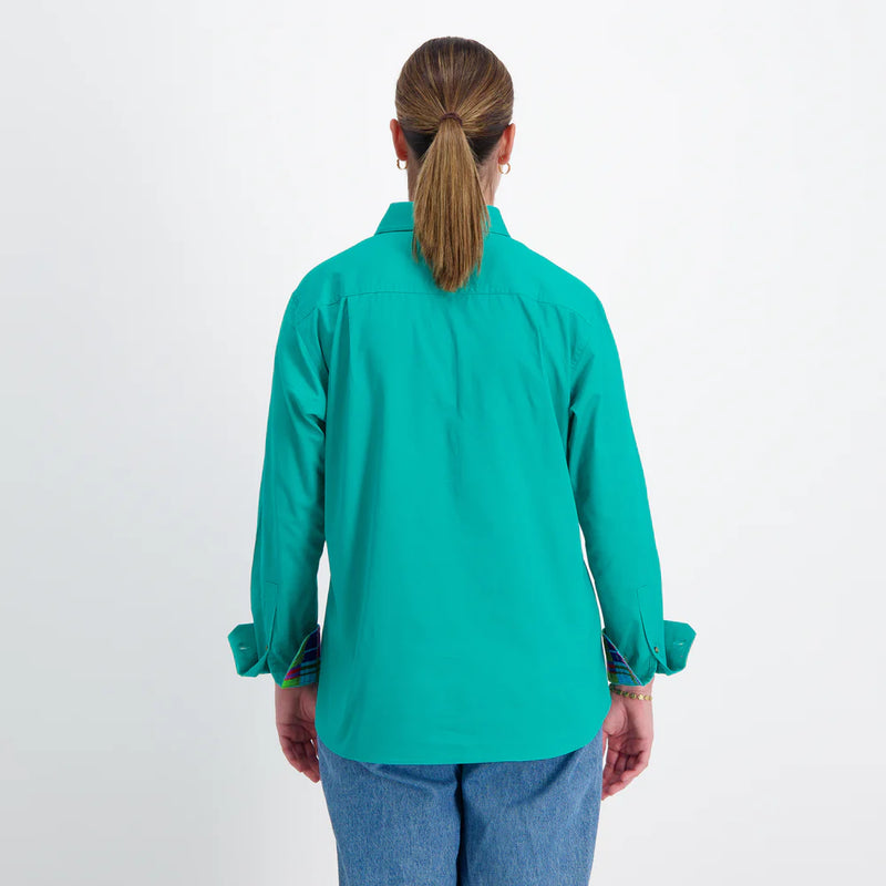 Coastal Cowboys - Telegraph Women's Half Button Workshirt