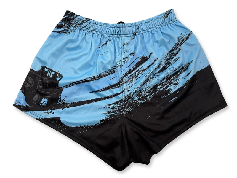 AFS "Blue/Black Bull" Footy Shorts (With Pockets)