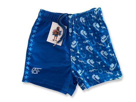 AFS Kids Cowboy Footy Shorts With Pockets