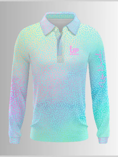 Up North Apparel - Kids Coral Paradise Polo Jersey