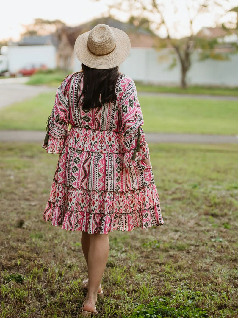 KashKiya - Pink BoHo Dream Dress