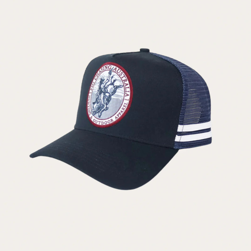 PCA Boar Rider Trucker Cap - Navy – Whiskey and Wildflowers