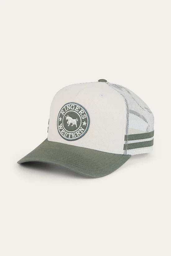 RINGERS WESTERN McCoy Trucker Cap - Beige / Pale Olive