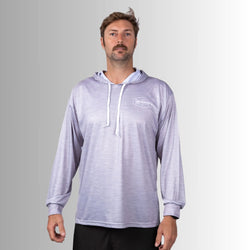 Up North Apparel - Mens OG Hyflex Hooded Jersey - Grey Marle