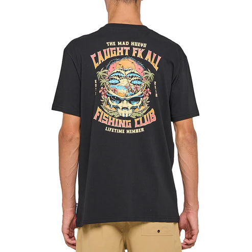 The Mad Hueys Caught FK All Skull - SS Tee Black