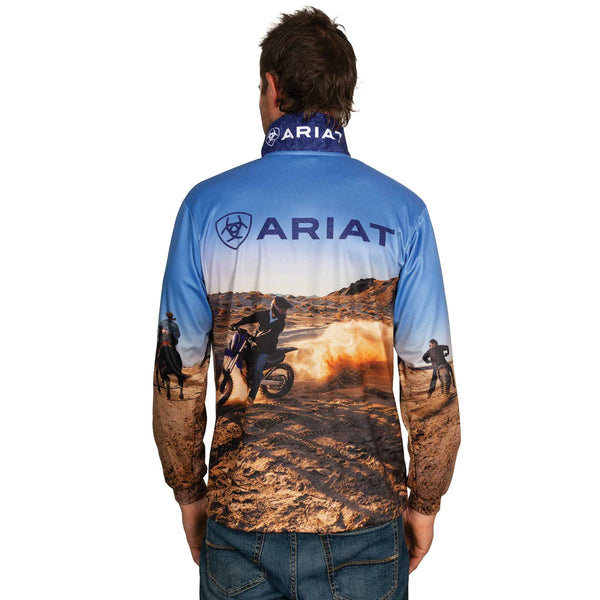 Western - Ariat UNI Fishing Shirt LETS RIDE