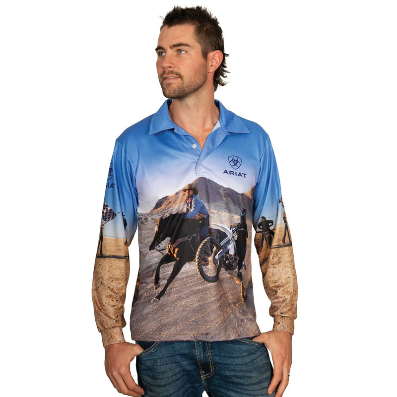 Western - Ariat UNI Fishing Shirt LETS RIDE