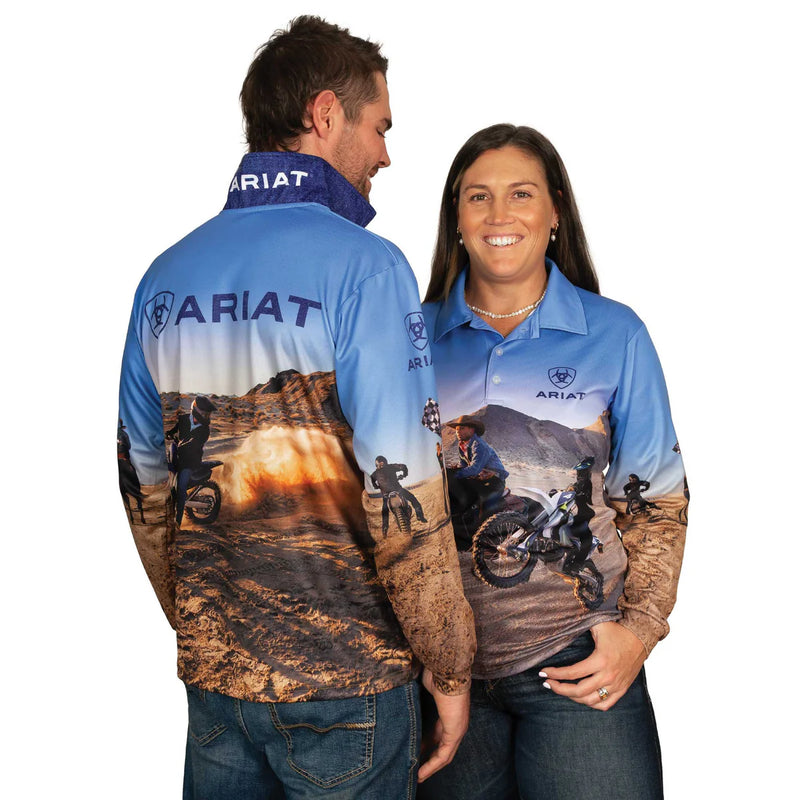 Western - Ariat UNI Fishing Shirt LETS RIDE